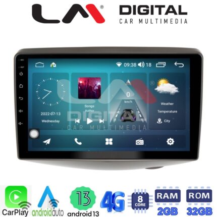 LM Digital - LM ZR8402 GPS Οθόνη OEM Multimedia Αυτοκινήτου για Toyota Yaris 1999 > 2004 (CarPlay/AndroidAuto/BT/GPS/WIFI/GPRS)