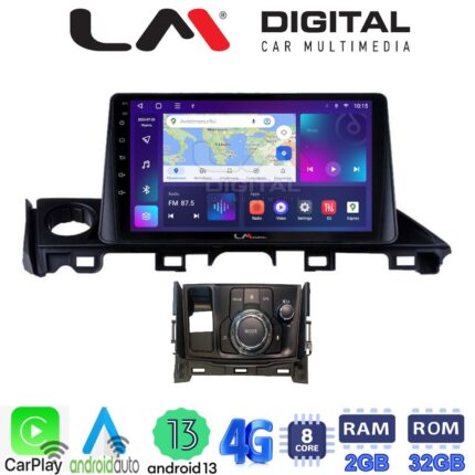 LM Digital - LM ZE8214 GPS Οθόνη OEM Multimedia Αυτοκινήτου για Mazda 6 2017 > 2020 (CarPlay/AndroidAuto/BT/GPS/WIFI/GPRS)