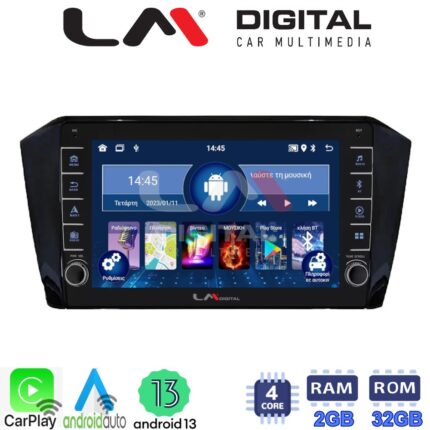 LM Digital - LM ZG4519 GPS Οθόνη OEM Multimedia Αυτοκινήτου για VW PASSAT 2015> (CarPlay/AndroidAuto/BT/GPS/WIFI/GPRS)
