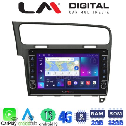 LM Digital - LM ZG8591B GPS Οθόνη OEM Multimedia Αυτοκινήτου για 0 (CarPlay/AndroidAuto/BT/GPS/WIFI/GPRS)