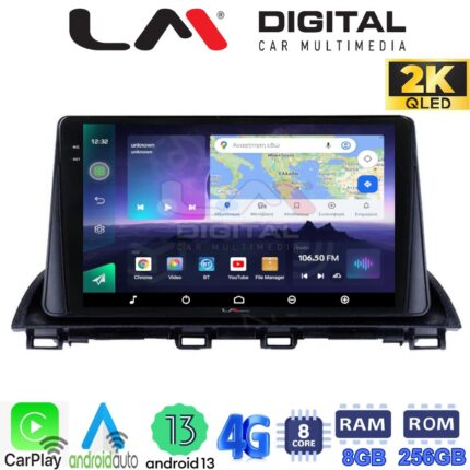 LM Digital - LM ZQ8461 GPS Οθόνη OEM Multimedia Αυτοκινήτου για Mazda 3 2014 >  (CarPlay/AndroidAuto/BT/GPS/WIFI/GPRS)