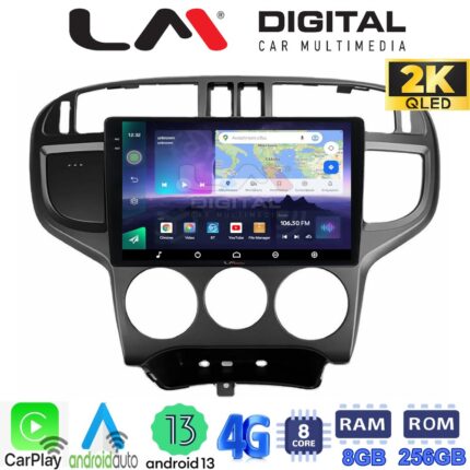 LM Digital - LM ZQ8600 GPS Οθόνη OEM Multimedia Αυτοκινήτου για Hyundai Matrix 2001 > 2011 (CarPlay/AndroidAuto/BT/GPS/WIFI/GPRS)