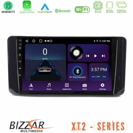 Bizzar XT2 Series Skoda Kamiq 2019-2022 4Core Android13 2+32GB Navigation Multimedia Tablet 9″