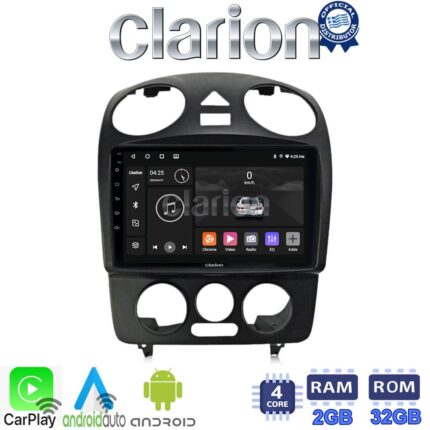 CLARION GL31408 Οθόνη OEM Multimedia Αυτοκινήτου για VW BEETLE 2003 > 2010 (CarPlay/AndroidAuto/BT/GPS/WIFI/GPRS)