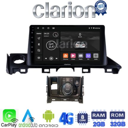 CLARION GL71214 Οθόνη OEM Multimedia Αυτοκινήτου για Mazda 6 2017 > 2020 (CarPlay/AndroidAuto/BT/GPS/WIFI/GPRS)