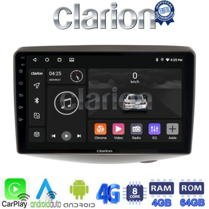CLARION GL72402 Οθόνη OEM Multimedia Αυτοκινήτου για Toyota Yaris 1999 > 2004 (CarPlay/AndroidAuto/BT/GPS/WIFI/GPRS)