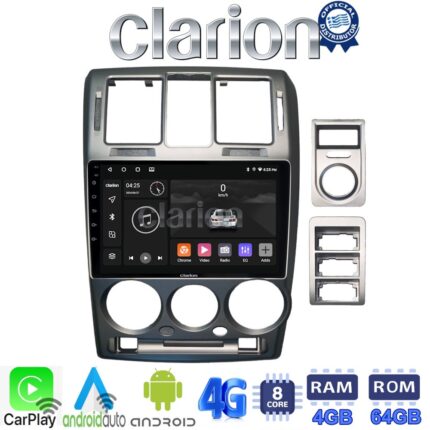 CLARION GL72719 Οθόνη OEM Multimedia Αυτοκινήτου για Hyundai Getz 2002 > 2013 (CarPlay/AndroidAuto/BT/GPS/WIFI/GPRS)