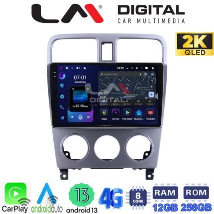 LM ZS8526 GPS Οθόνη OEM Multimedia Αυτοκινήτου για SUBARU FORESTER 2002>2007 (CarPlay/AndroidAuto/BT/GPS/WIFI/GPRS)