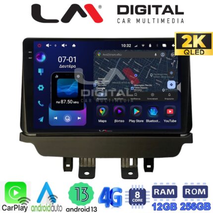 LM ZS8532 GPS Οθόνη OEM Multimedia Αυτοκινήτου για Mazda 2 2014 > (CarPlay/AndroidAuto/BT/GPS/WIFI/GPRS)