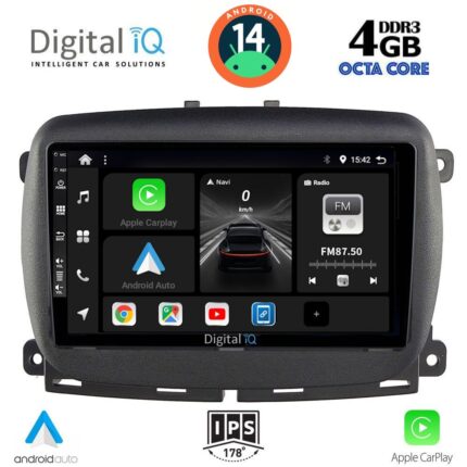 DIGITAL IQ BXF 6131_CPAA (9inc) MULTIMEDIA TABLET for FIAT 500 mod. 2016>