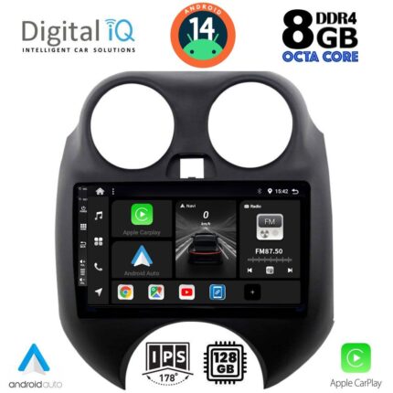 DIGITAL IQ BXF 7459_CPAA (9inc) MULTIMEDIA TABLET for NISSAN MICRA mod. 2010-2014