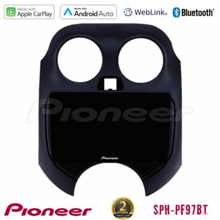 Pioneer SPH-PF97BT Series    Nissan Micra 2011-2014 Multimedia Station 9" (Tablet Style) Με Carplay & Android Auto