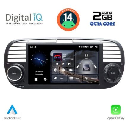 DIGITAL IQ BLF 365_CPA (7" DECK) MULTIMEDIA SYSTEM for FIAT 500 mod. 2007-2015