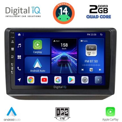 DIGITAL IQ BXC 3581_CPAA (10inc) MULTIMEDIA TABLET for SKODA FABIA mod. 2008-2014
